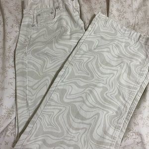 swirly jeans